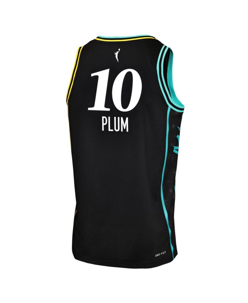 Big Boys and Girls Kelsey Plum Black Los Angeles Sparks Victory Jersey - Rebel Edition