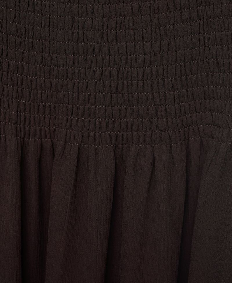 Women's Gathered Body Asymmetrical Dress