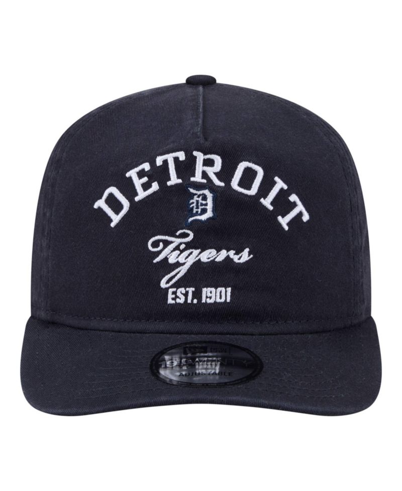 Men's Navy Detroit Tigers Stacked 19TWENTY Adjustable Hat