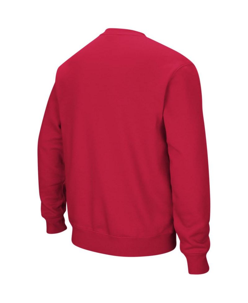 Men's Utah Utes Arch and Logo Crew Neck Sweatshirt