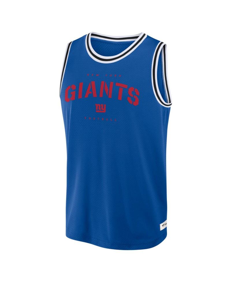 Men's Royal New York Giants Elements Future Ground Jersey Tank Top
