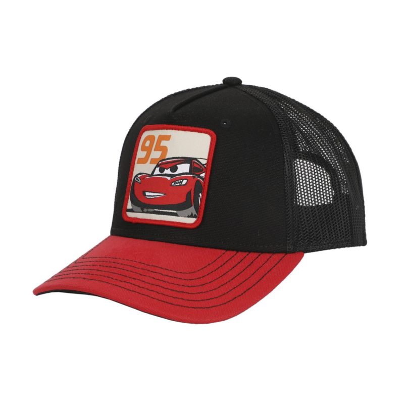 Men's Mcqueen Woven Patch Canvas And Mesh B5 Trucker