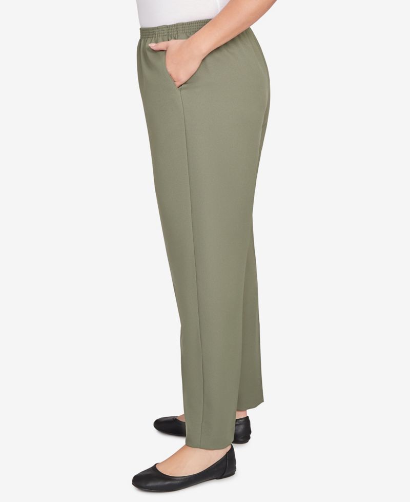 Plus Size Classic Poly Accord Medium Length Pants