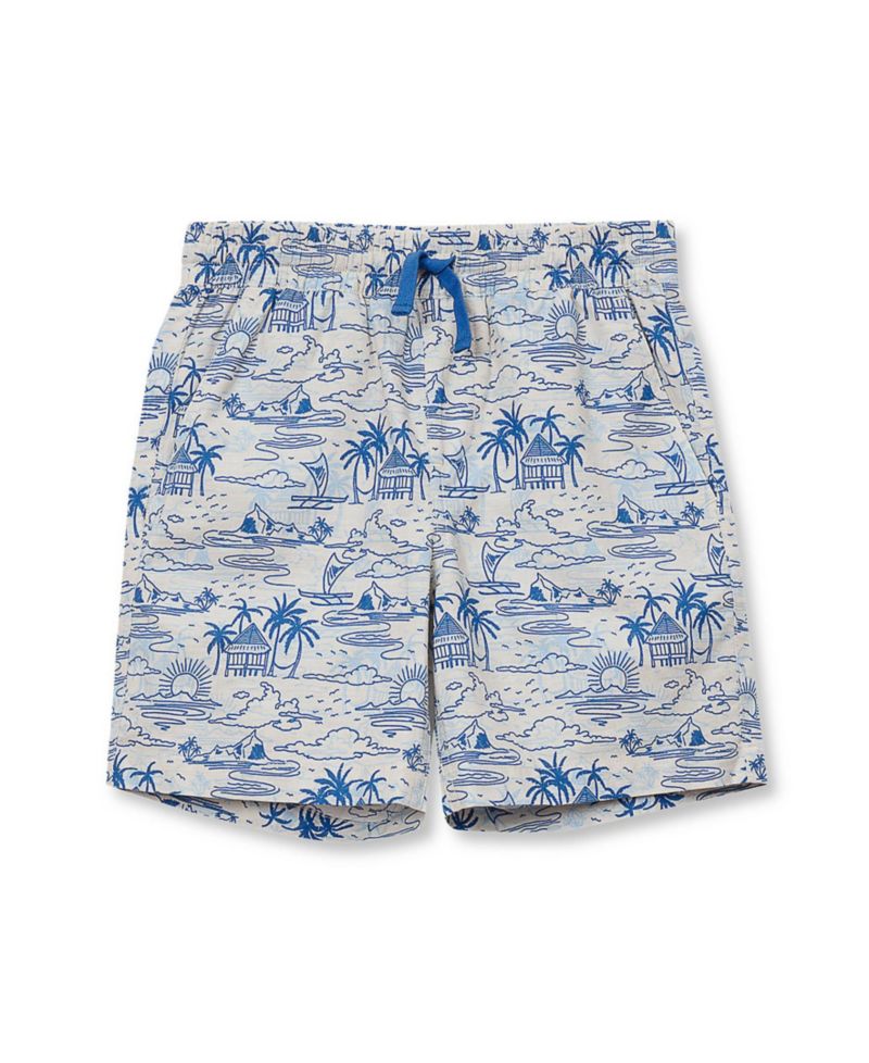 Little And Big Boys Linen Slub Shorts