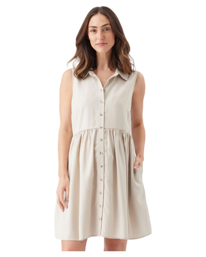 Women's Ripe Chloe Tencel Dress Sand