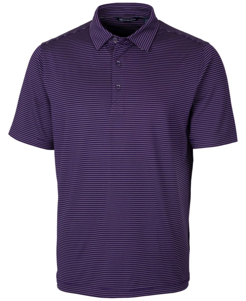 Men's Forge Pencil Stripe Stretch Polo Shirt