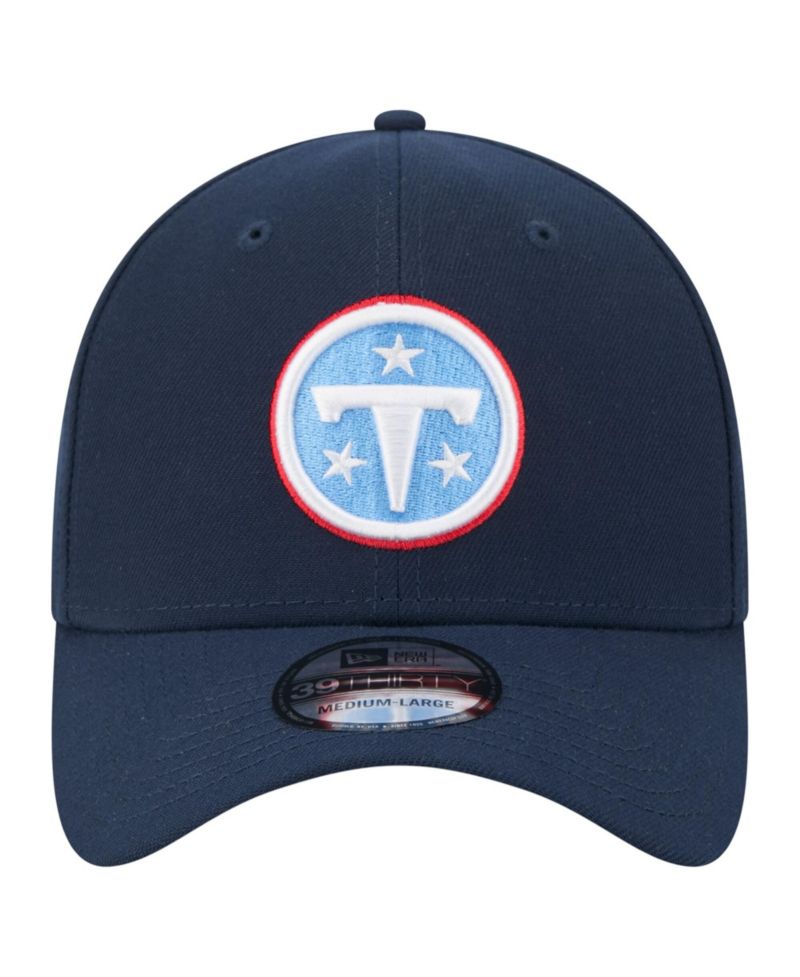 Men's Navy Tennessee Titans Core Team 39THIRTY Flex Hat