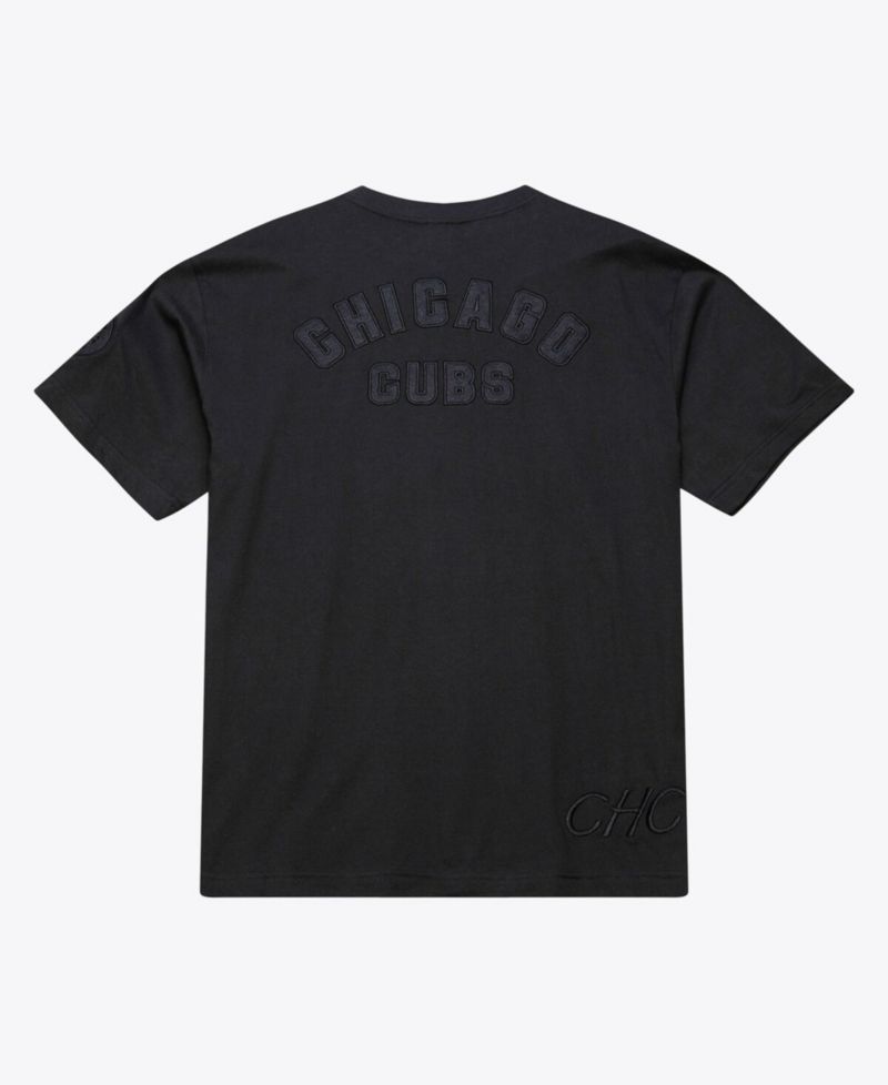 Men's Black Chicago Cubs Cooperstown Collection Phantom T-Shirt
