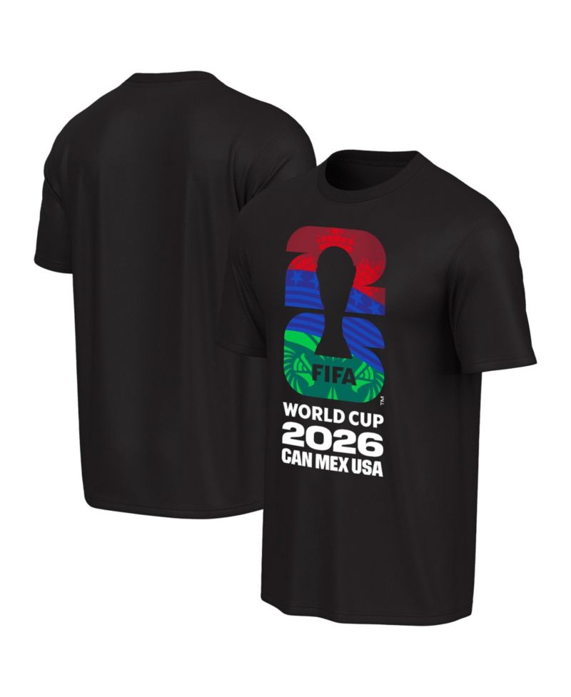 Men's Black USA, Mexico Canada FIFA World Cup 2026 Country T-Shirt