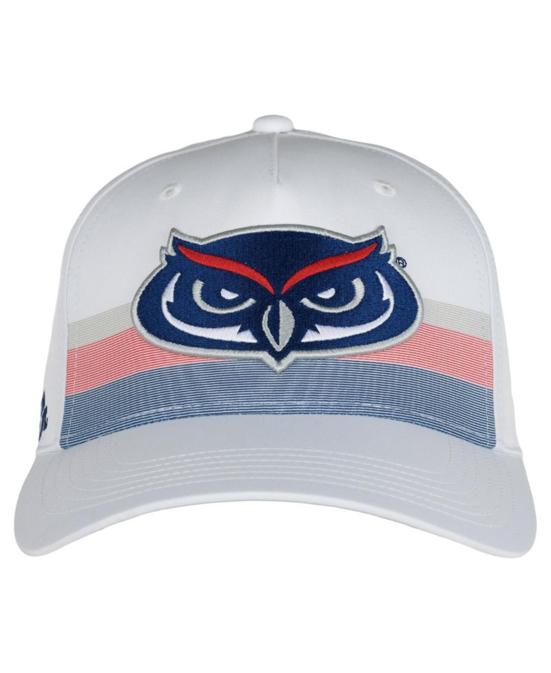 Men's and Women's White Florida Atlantic Owls The Sideline Adjustable Hat