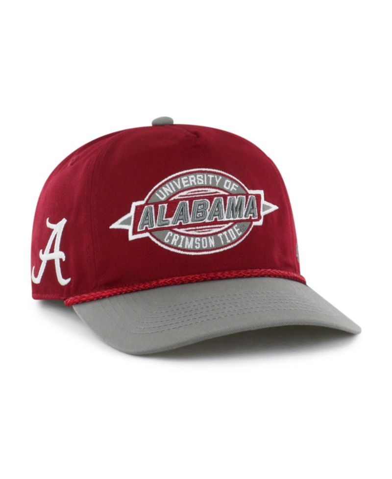 Big Boys and Girls '47 Crimson Alabama Crimson Tide Frame Out Hitch Rope Adjustable Hat