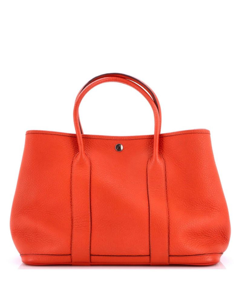 36 Garden Party Tote Leather