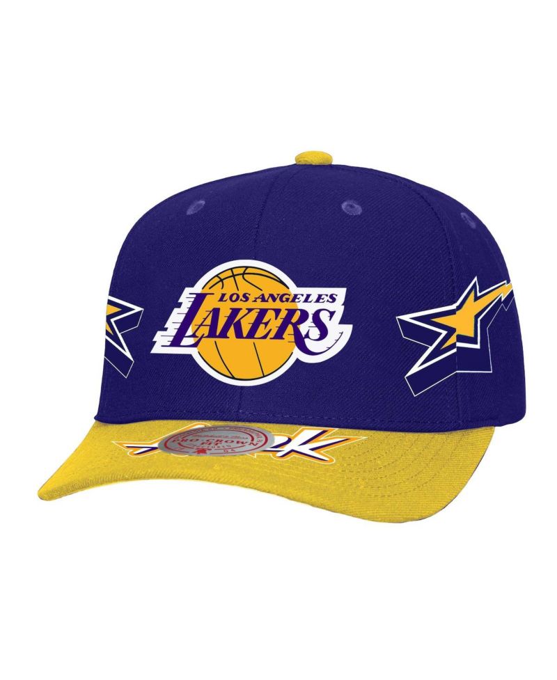 Men's Purple/Gold Los Angeles Lakers AS2K Stars Pro Crown Adjustable Hat