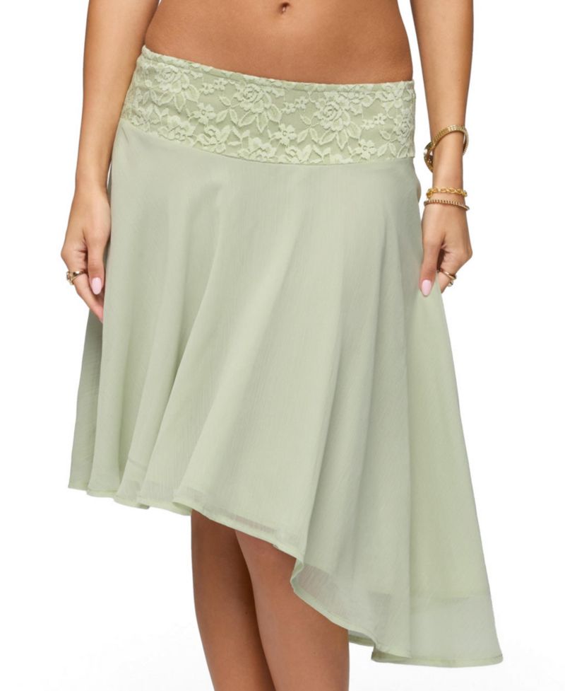 Women's Evia Lacey Asymmetric Midi Skirt