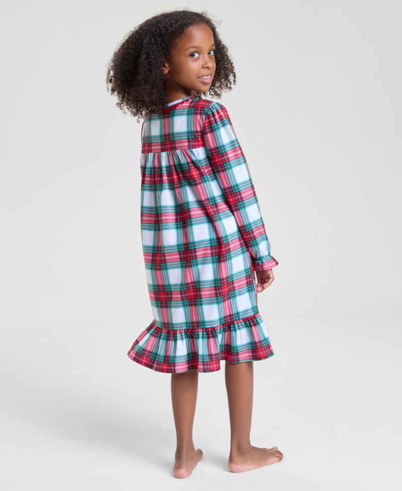 Girls 2T-16 Merry Plaid Nightgown with Doll Dress