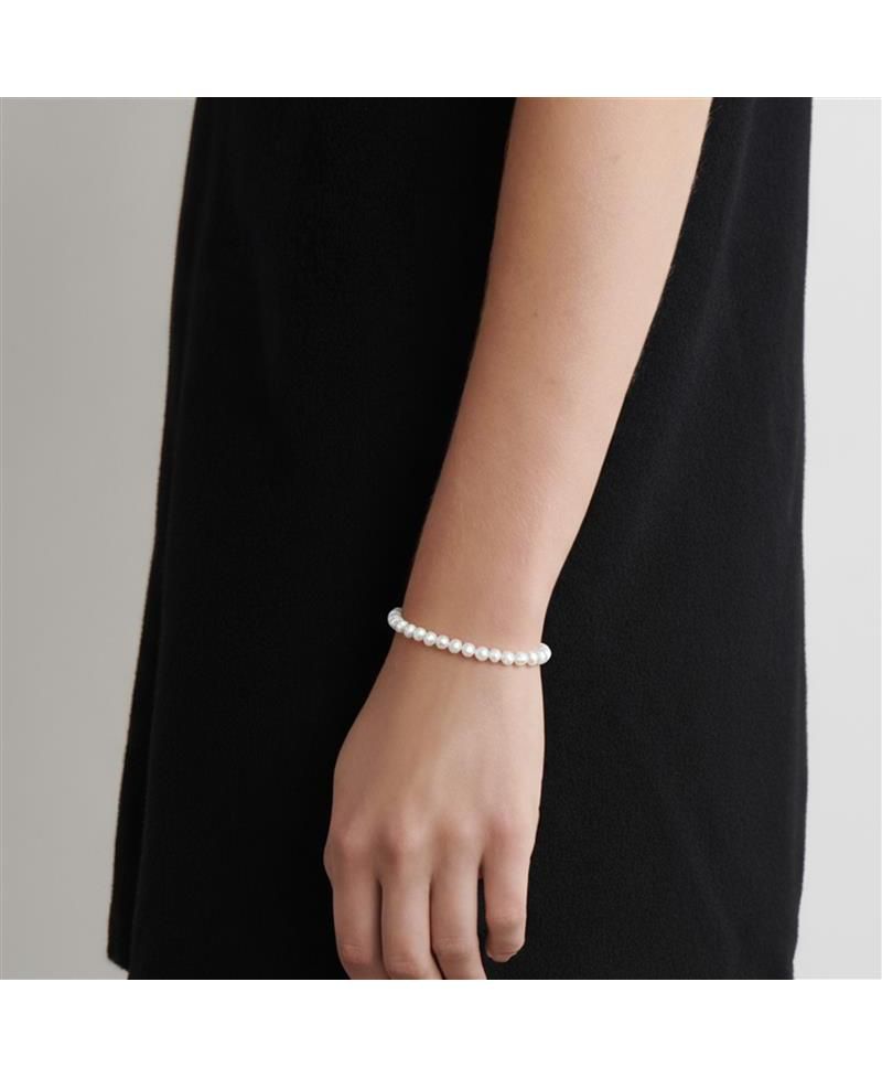 Freshwater Pearl Bracelet with Stainless Steel Findings, AA+ Grade Pearls