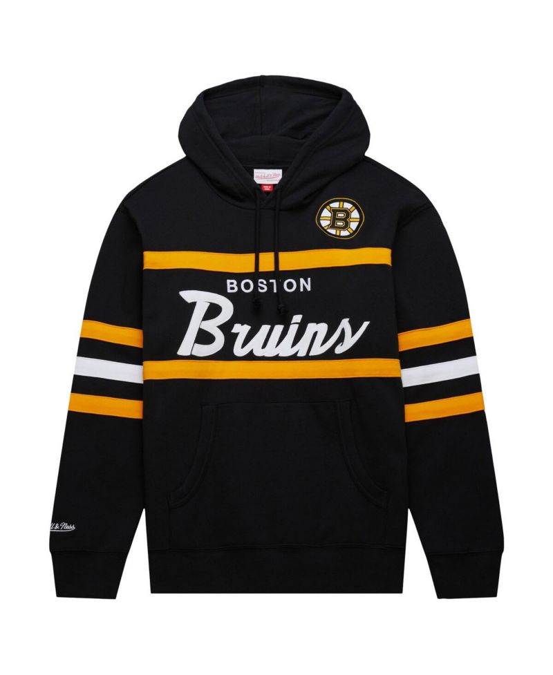 Men's Black Boston Bruins Head Coach Pullover Hoodie