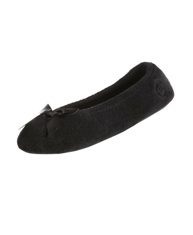 Women's Terry Indoor/Outdoor Ballerina Slippers