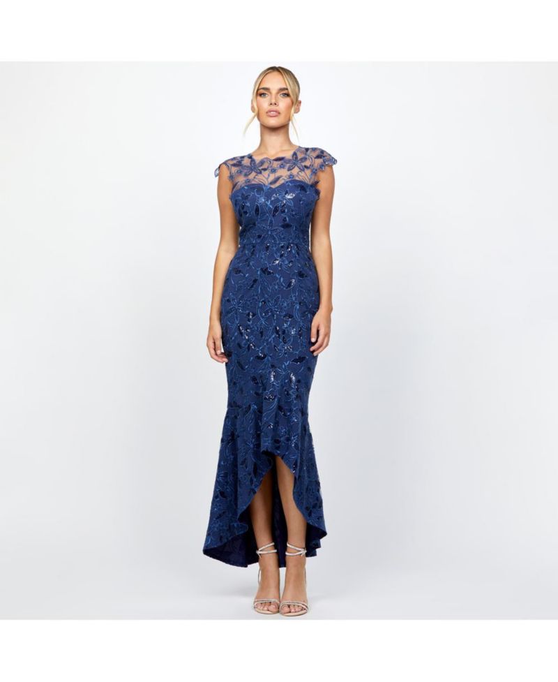 Women's Phoebe Cap Sleeve Hi Lo Dress
