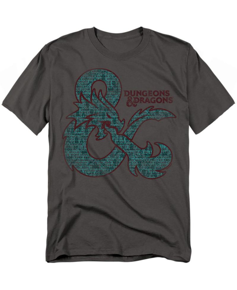 Men's Dungeons And Dragons Ampersand Classes T-Shirt