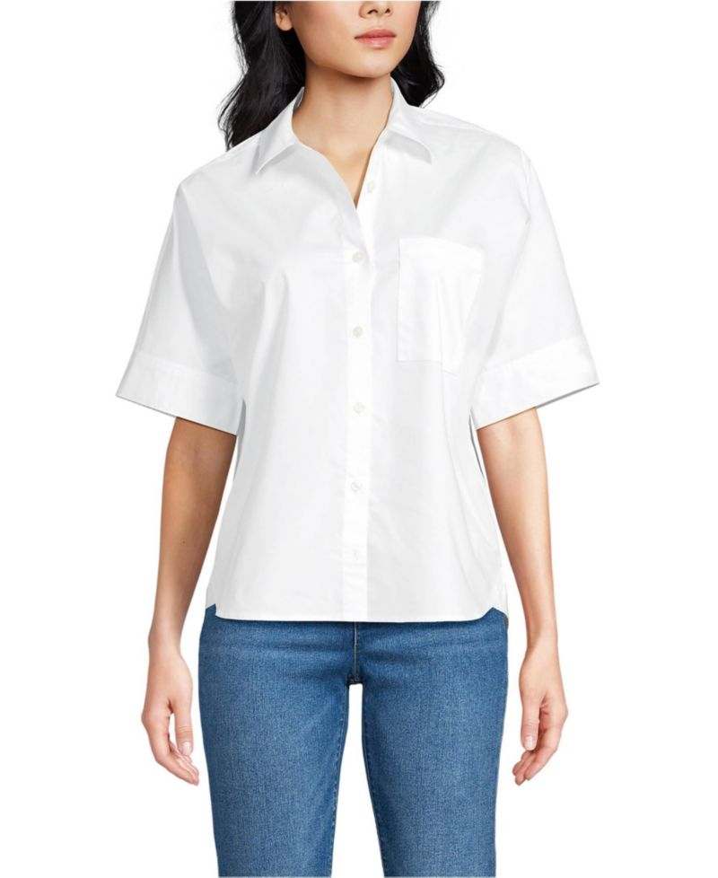 Women's Cooling Elbow Sleeve Button Front Shirt