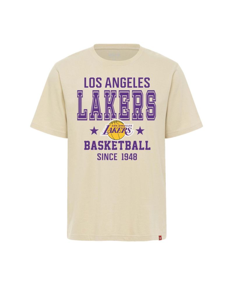 Men's and Women's Cream Los Angeles Lakers Duke Premium T-Shirt