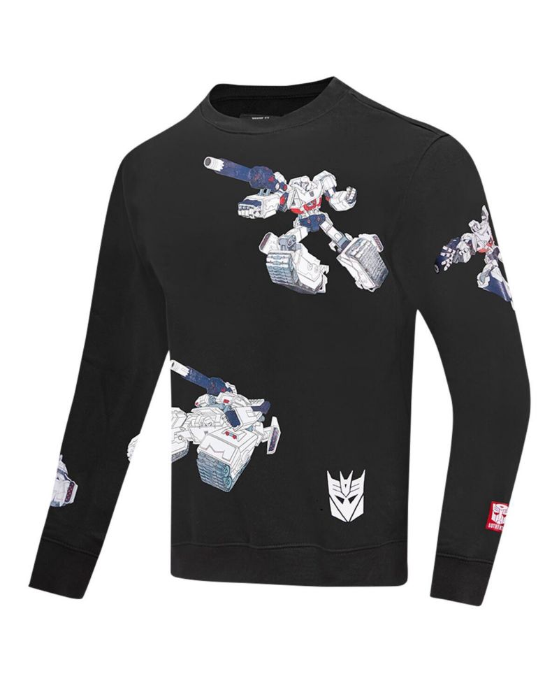 Men's and Women's Bumblebee Transformers Happy and Together Pullover Sweatshirt