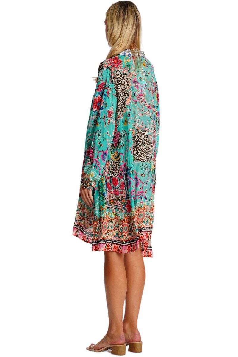 Women's Summer Dress with Collared Neck