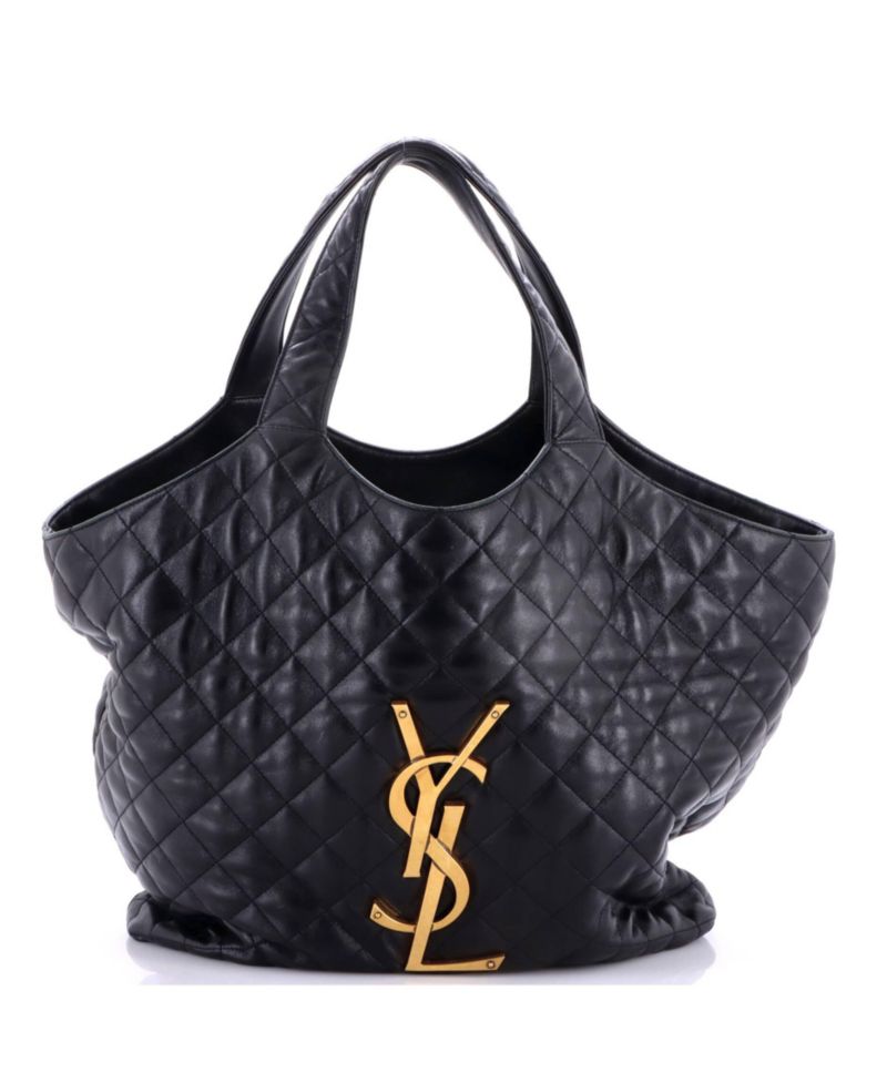 Maxi Icare Shopping Tote Quilted Leather