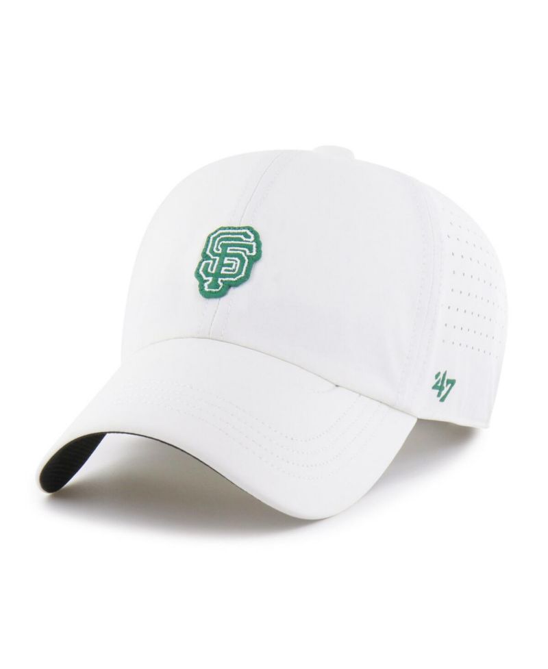 Men's White San Francisco Giants Elevated Greens Clean Up Adjustable Hat