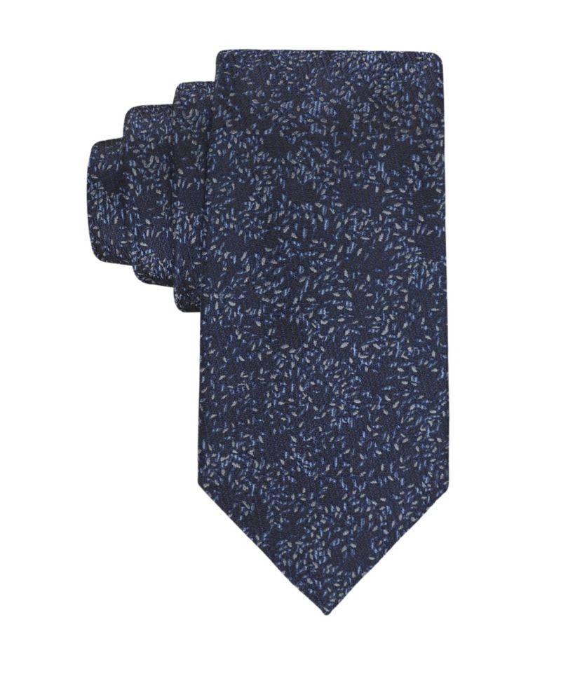 Men's Jean Floral Pattern Tie