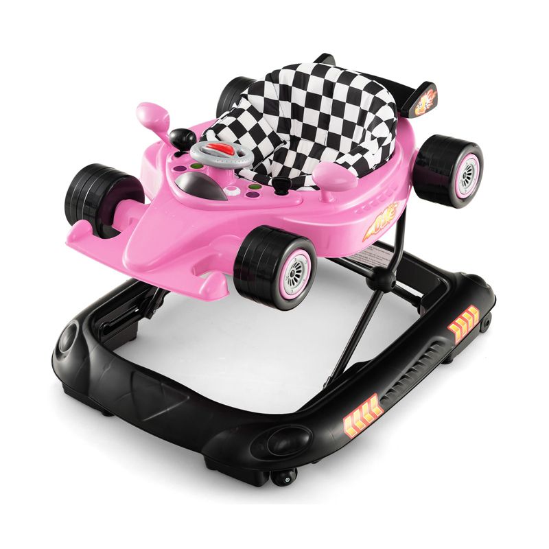 Baby Walker with Adjustable Height and Convertible Design for Infants