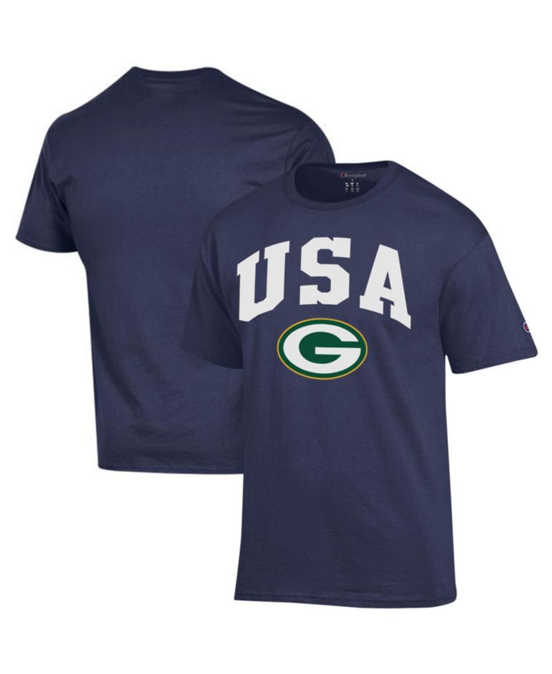 Men's Navy Green Bay Packers Americana T-Shirt