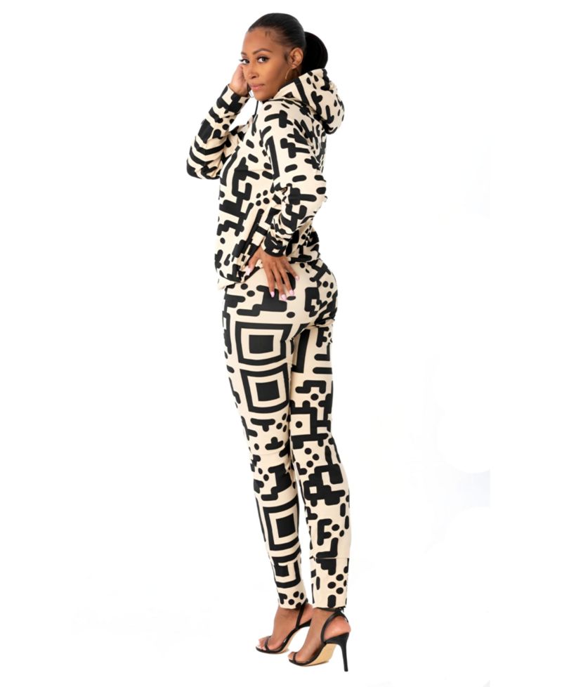 Women's QR Print Legwarmer Legging