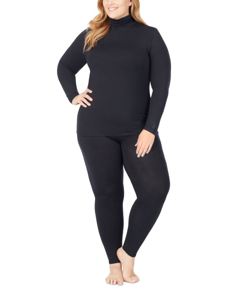 Plus Size Softwear with Stretch High-Waist Leggings