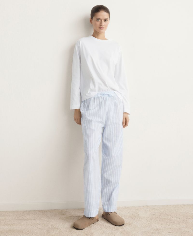Women's Two-Piece Cotton Striped Pyjamas