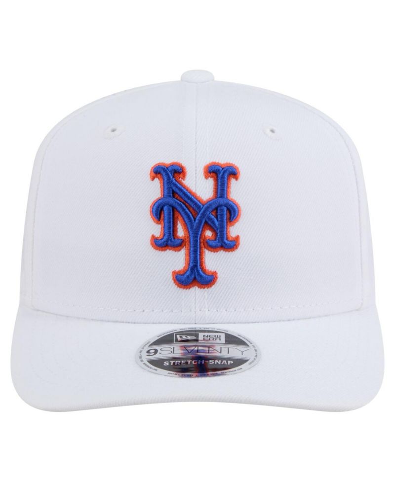 Men's White New York Mets COOLERA 9SEVENTY Adjustable Hat