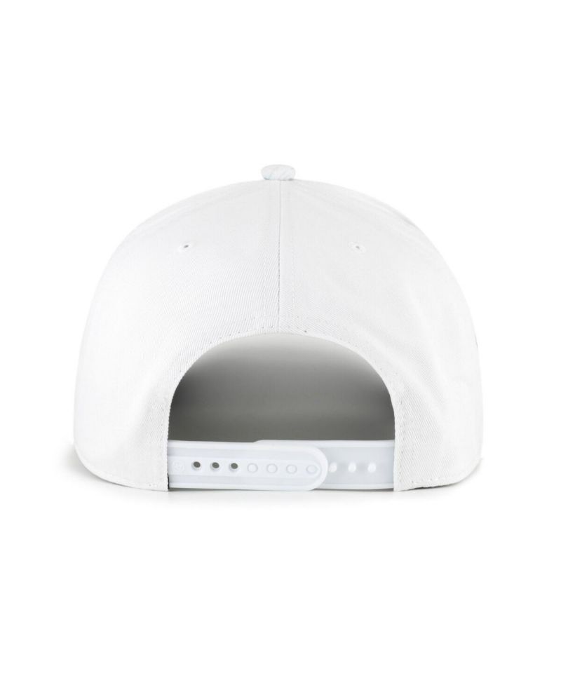 Men's White/Black Las Vegas Raiders Beach Side Hitch Adjustable Hat