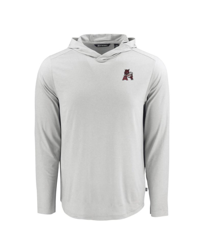 Men's Gray Arkansas Razorbacks Coastline Epic Comfort Eco Long Sleeve Hoodie