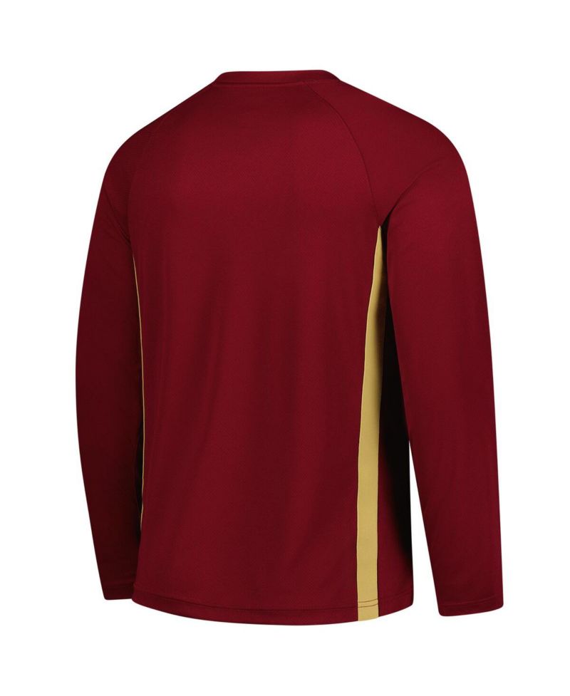 Men's Wine Cleveland Cavaliers 2025/26 Authentic Pre-Game Legend Dri-FIT Long Sleeve Shooting Shirt