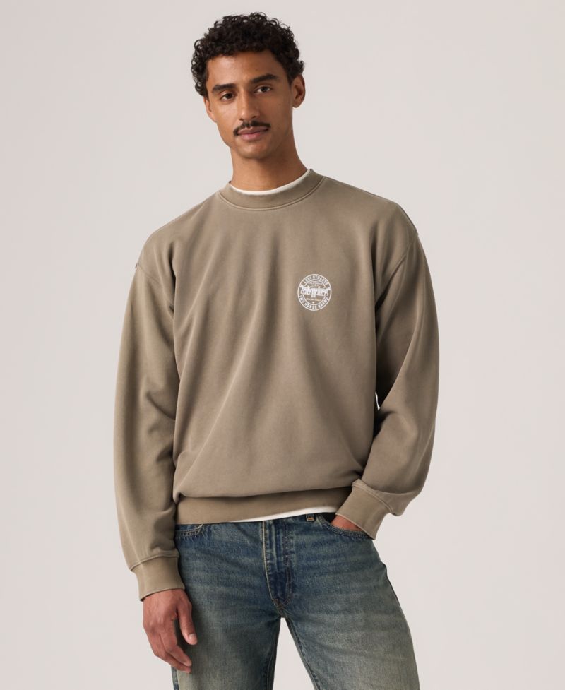 Men's Sunset Graphic Crewneck Sweatshirt