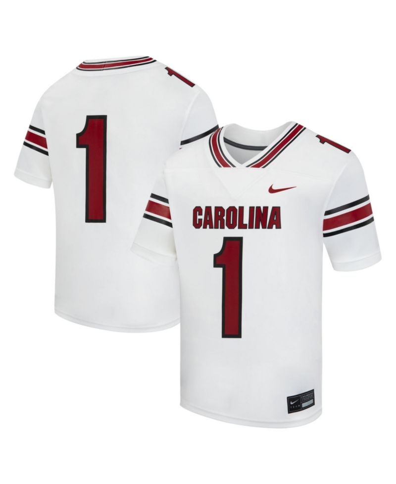 Big Boys' and Girls' South Carolina Gamecocks 1 Road Football Jersey