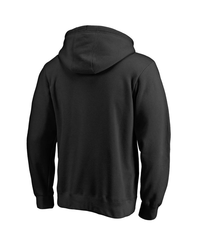 Men's Black Atlanta Hawks Hardwood Pullover Hoodie
