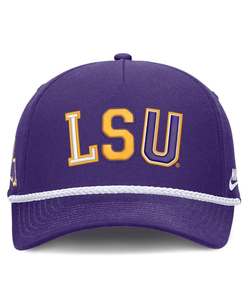 Men's and Women's Purple LSU Tigers 2026 Basketball Refresh 5-Panel Rope Rise Hat