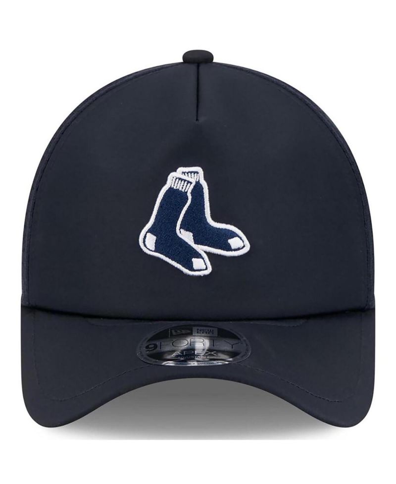 Men's Navy Boston Red Sox 2026 Batting Practice Alternate Apex 9FORTY Adjustable Hat
