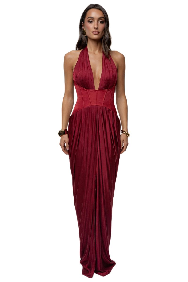 Women's Drape And Destiny Maxi Dress
