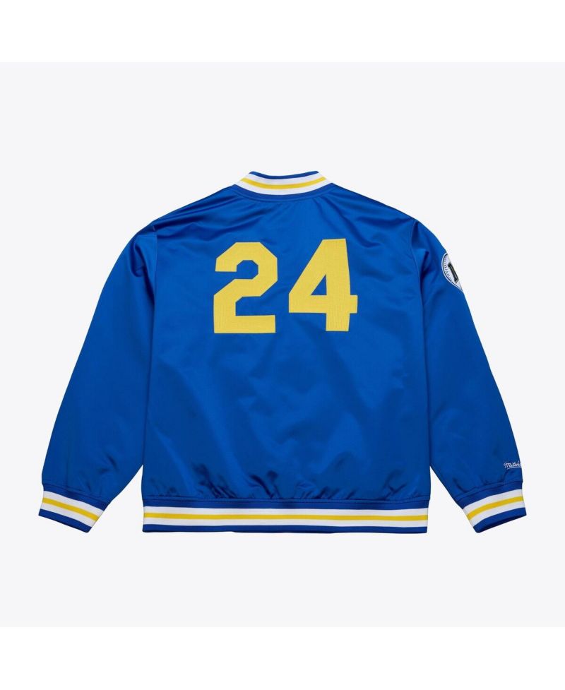 Men's Ken Griffey Jr. Royal Seattle Mariners Legends Collection Lightweight Satin Full-Snap Jacket