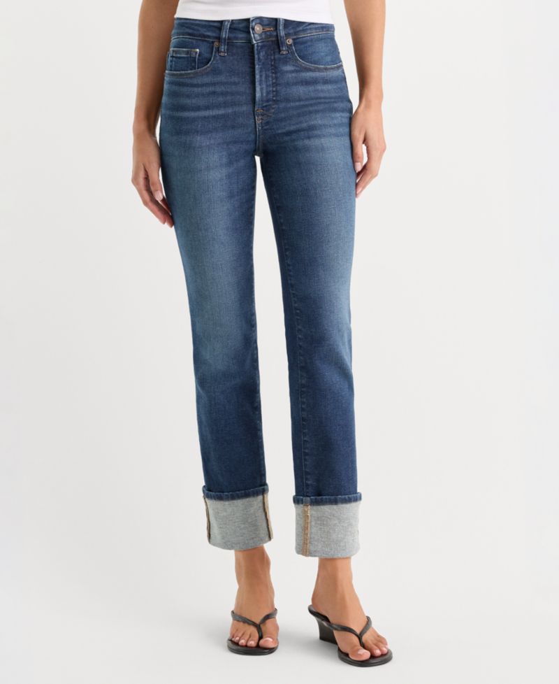 Women's Straight Mid-Rise Jeans