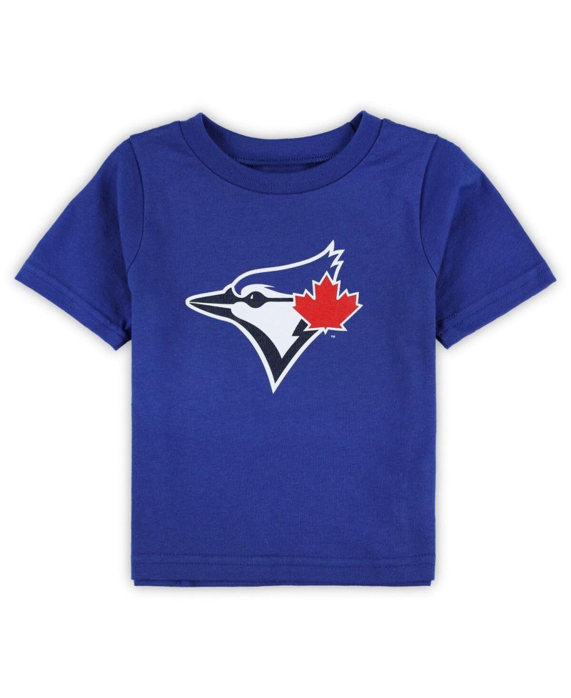 Infant Boys and Girls Royal Toronto Blue Jays Team Crew Primary Logo T-shirt