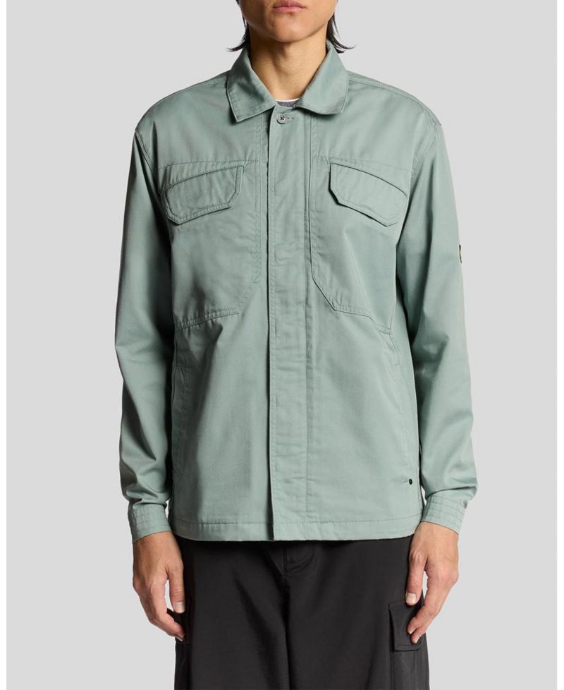 Men's Long Sleeve Multi Pocket Overshirt